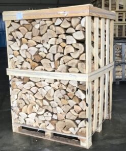 Suszone w piecu kłody jesionu Duża skrzynia