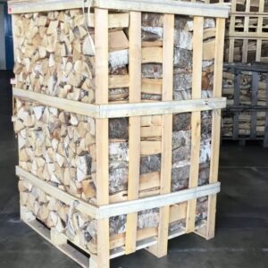Kiln Dried Birch Logs Large Crate