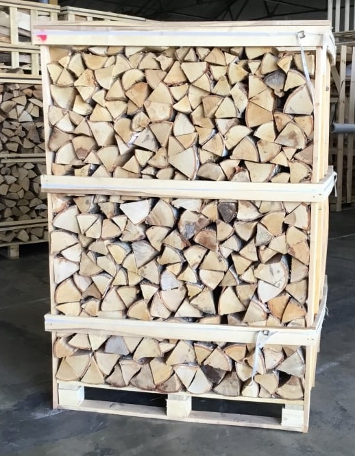 Suszone w piecu bale brzozowe Duża skrzynia