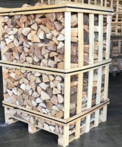 Suszone w piecu kłody dębowe Duża skrzynia
